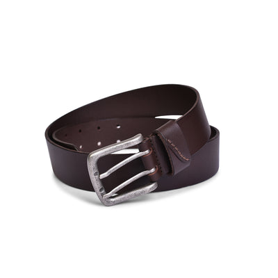 Belwaba Men Casual Brown Genuine Leather Belt