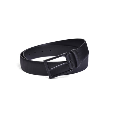 Belwaba Men Formal Black Genuine Leather Belt