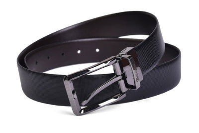 Belwaba Men Formal Black, Brown Genuine Leather Reversible Belt