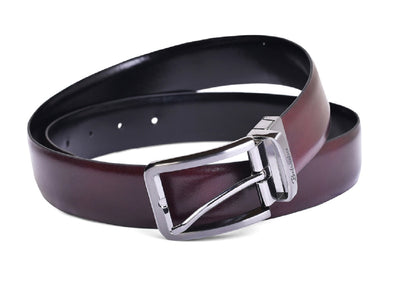 Belwaba Men Formal Multicolor Genuine Leather Reversible Belt