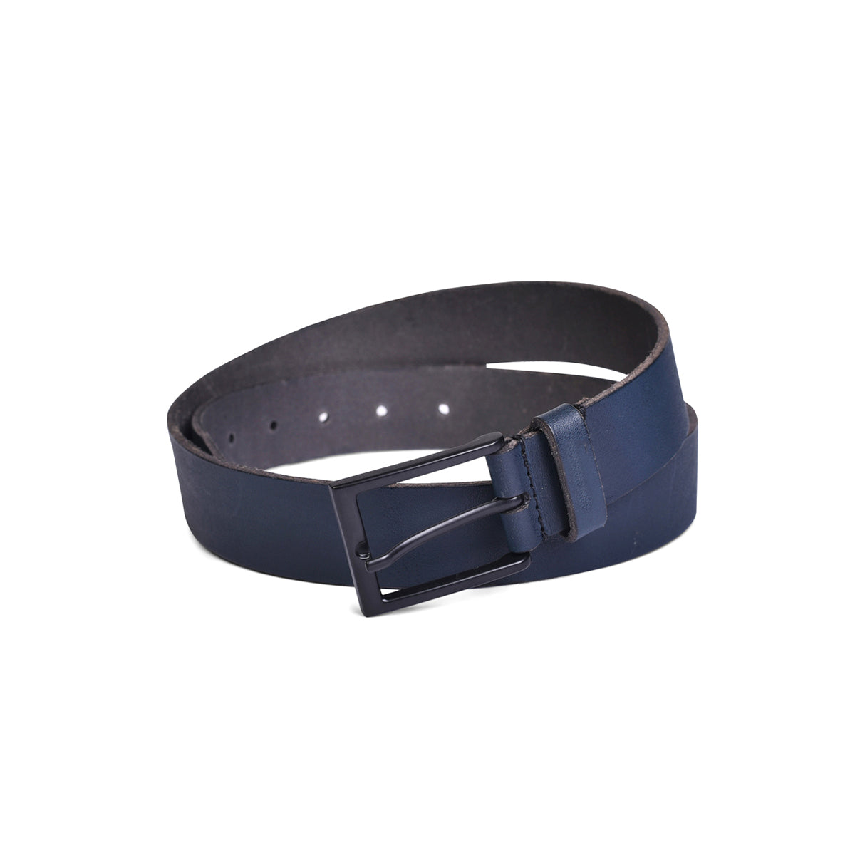 Belwaba Men Casual Blue Genuine Leather Belt