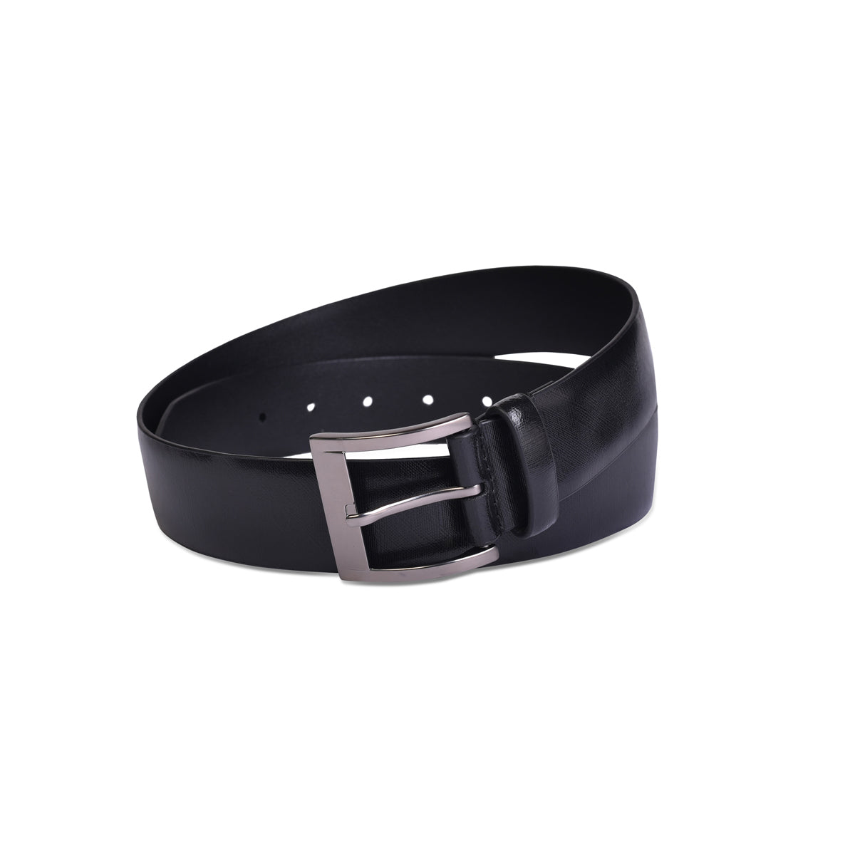 Belwaba Men Formal Black Genuine Leather Belt