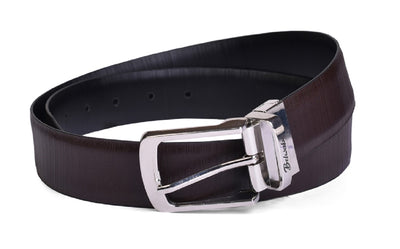 Belwaba Men Formal Multicolor Genuine Leather Reversible Belt