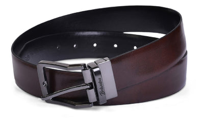 Belwaba Men Formal Multicolor Genuine Leather Reversible Belt