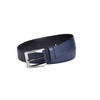 Belwaba Men Formal Blue Genuine Leather Belt