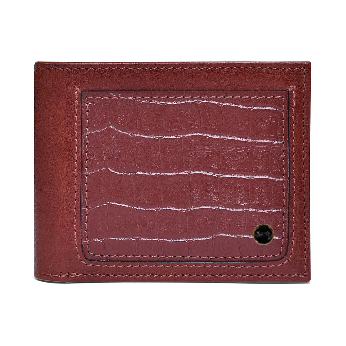 Genuine Leather Bi-fold Men's Wallet