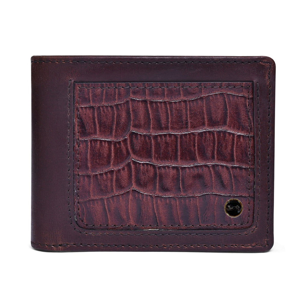 Genuine Leather Bi-fold Men's Wallet