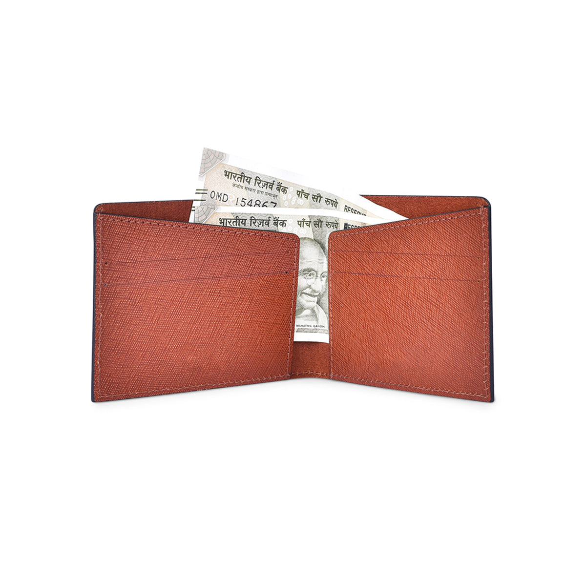 Genuine Leather Bi-fold Men's Wallet