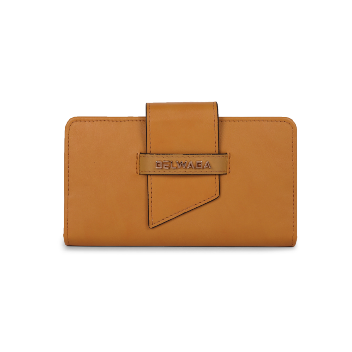 Tan Front Flap Wallet