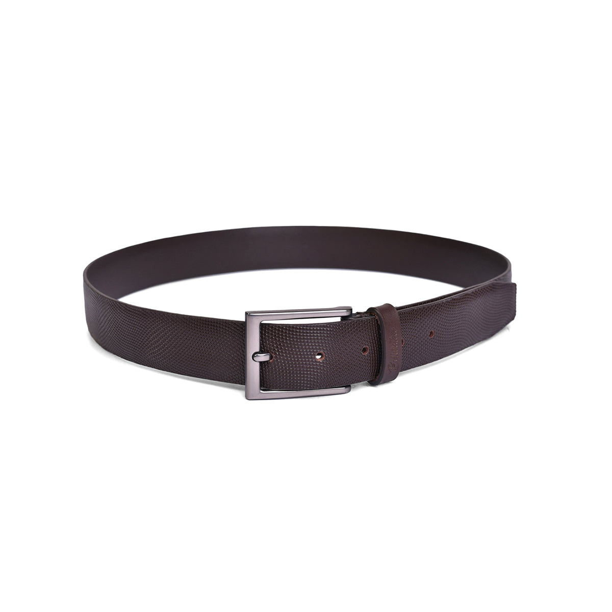 Belwaba Men Formal Brown Genuine Leather Belt