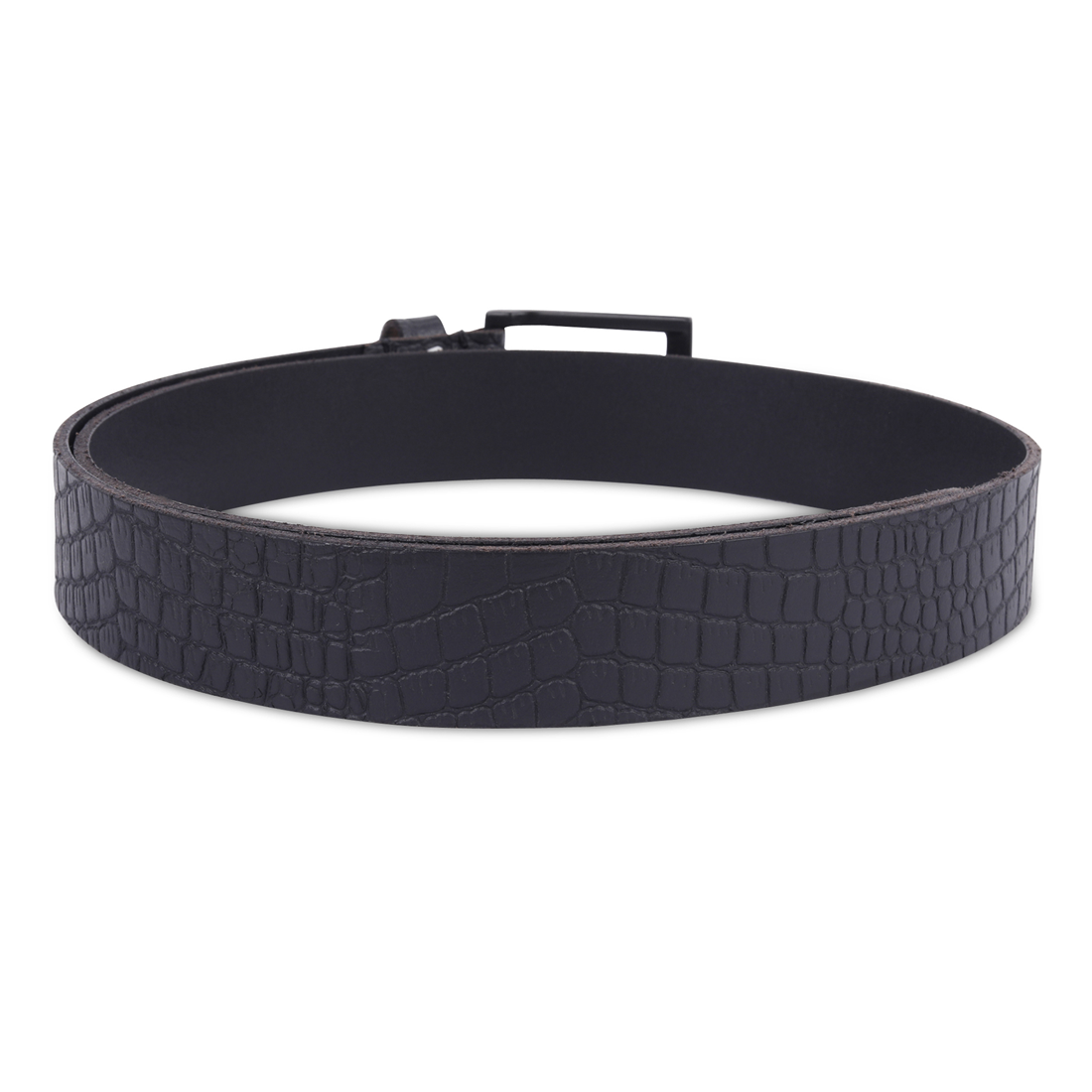 Belwaba Men Genuine Leather Black Belt