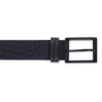 Belwaba Men Genuine Leather Black Belt