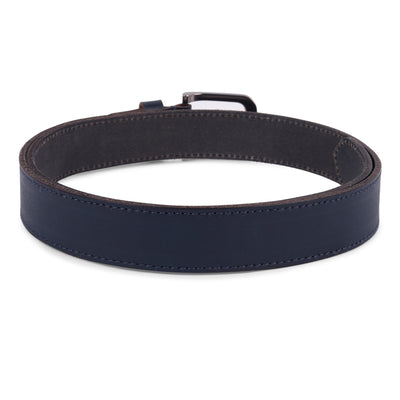 Belwaba Men Casual Blue Genuine Leather Belt