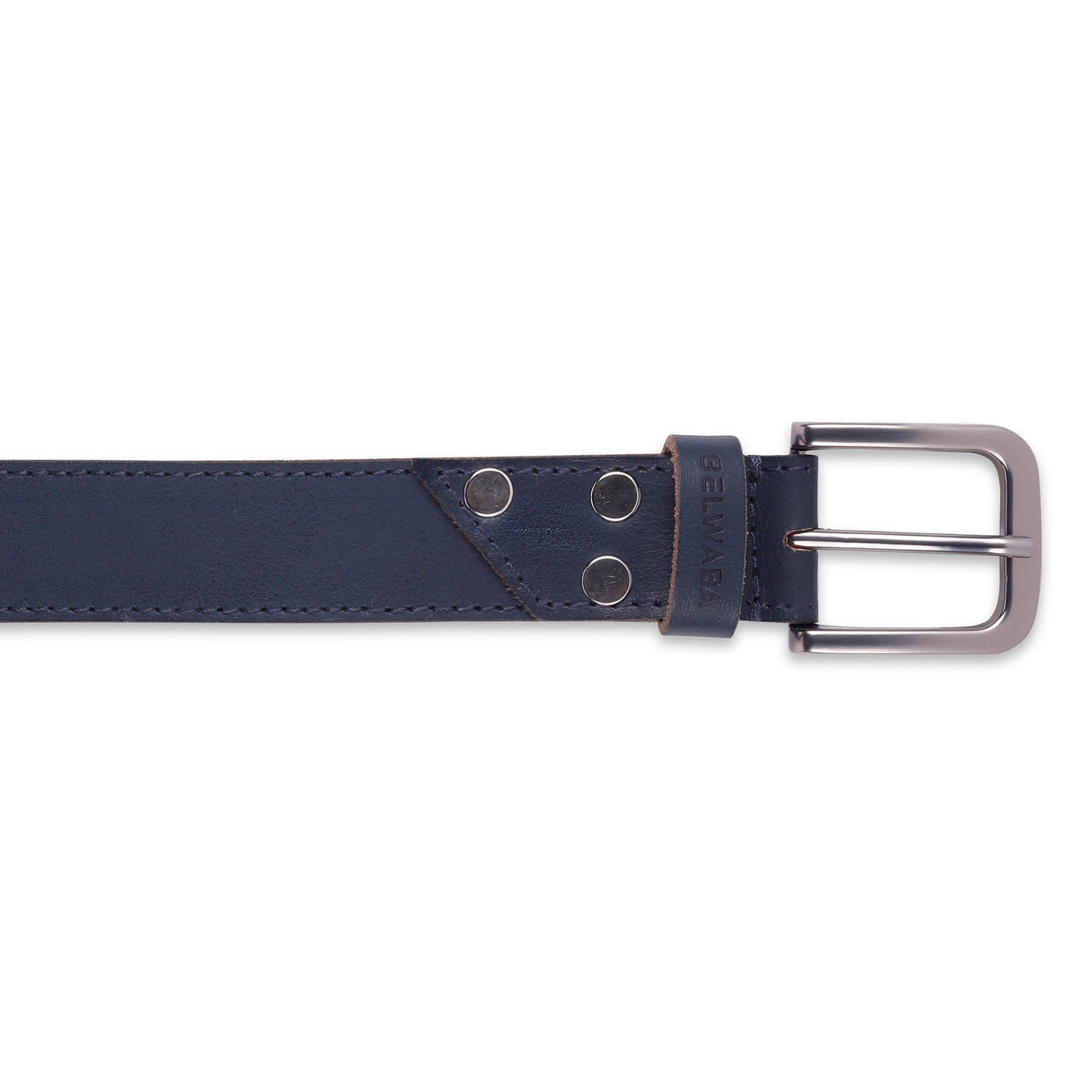 Belwaba Men Casual Blue Genuine Leather Belt