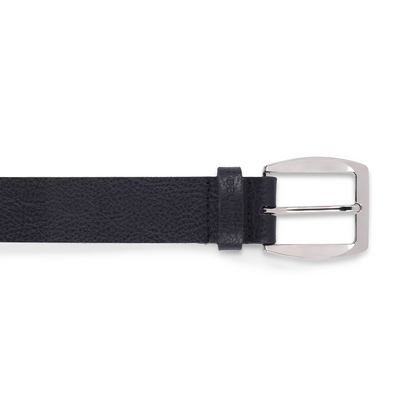 Belwaba Men Black Genuine Leather Belt