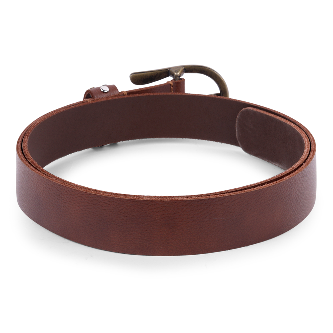 Belwaba Men Casual Brown Genuine Leather Belt