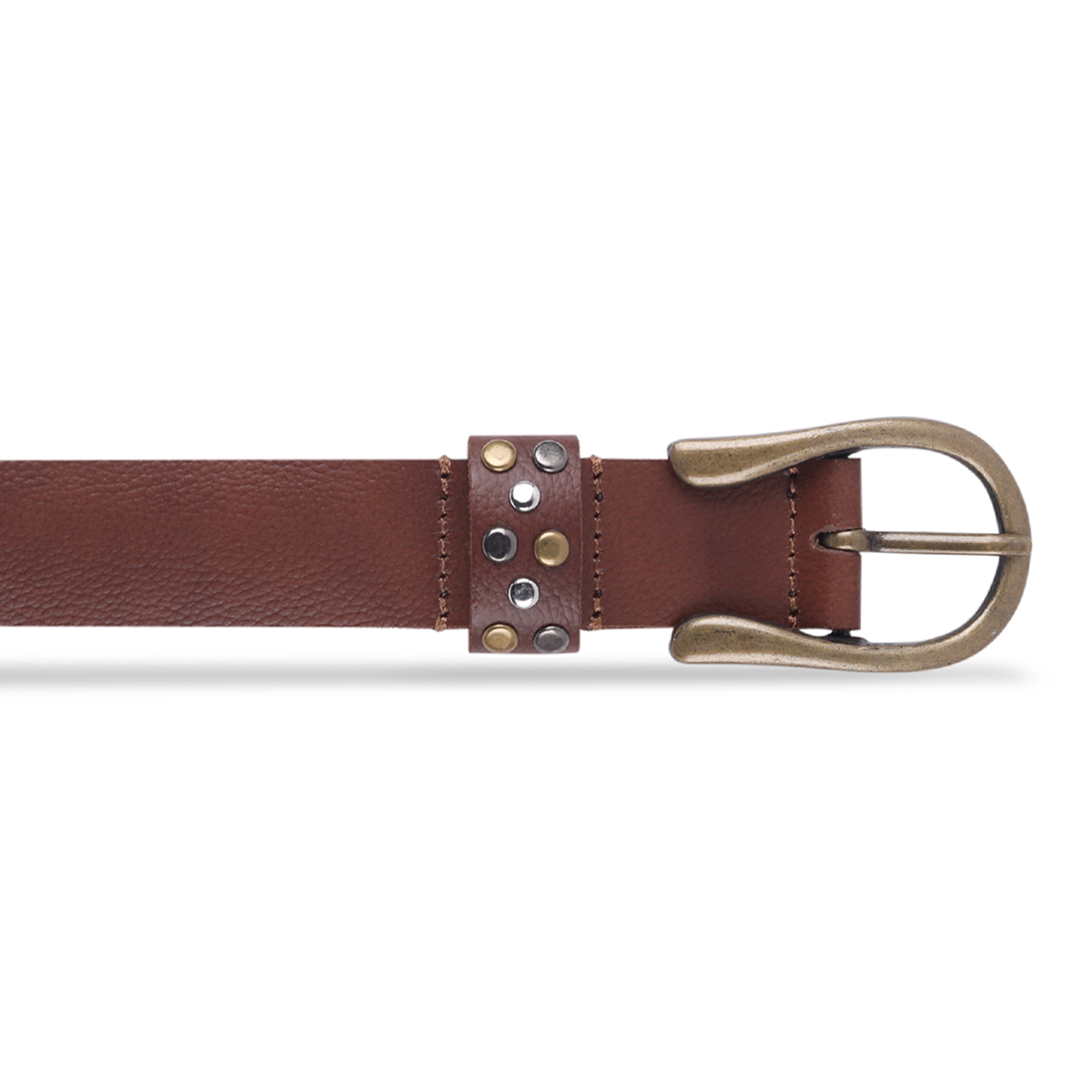 Belwaba Men Casual Brown Genuine Leather Belt