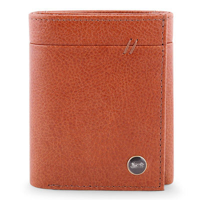 Genuine Leather Tri-fold Men's Wallet