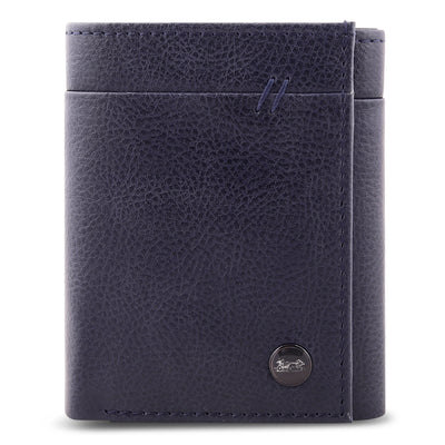 Genuine Leather Tri-fold Men's Wallet